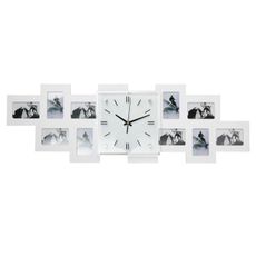 Ambia Home HODINY S FOTKAMI, biela, 80/26/4,8 cm