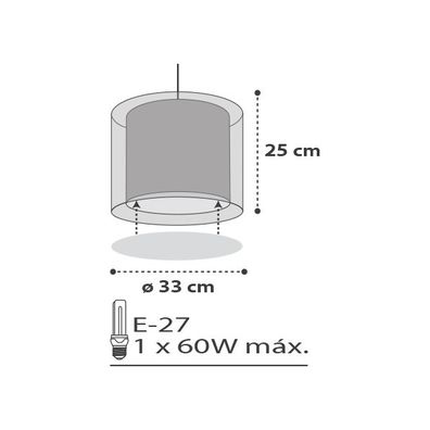 Dalber D-41412E - Detský luster CLOUDS 1xE27/60W/230V