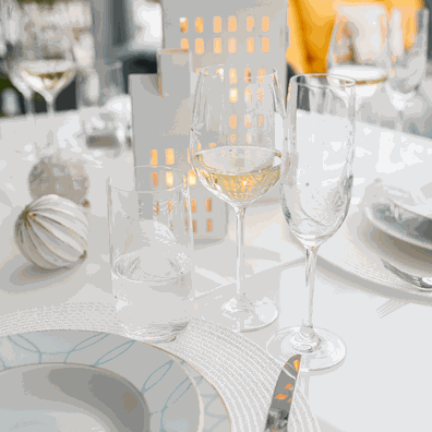 TEMPO-KONDELA SNOWFLAKE CHAMPAGNE, poháre na šampanské, set 4 ks, s kryštálmi, 230 ml