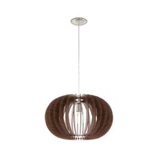 Eglo 95025 - Luster na lanku STELLATO 1xE27/60W/230V hnedá
