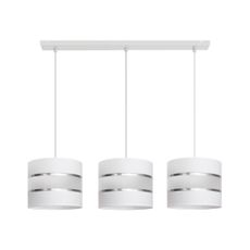 Luster na lanku HELEN 3xE27/15W/230V biela