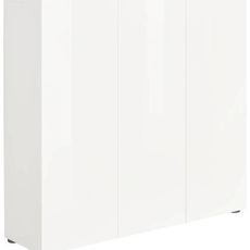 Xora SKRINKA NA TOPÁNKY, biela, 120/115/34 cm