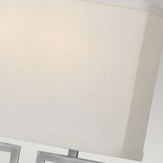 Hinkley HK-LANZA2-AN - Nástenné svietidlo LANZA 2xE14/60W/230V chróm