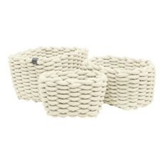 Látkové košíky v súprave 3 ks 30x25x19 cm Tom Tailor – Wenko