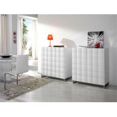 Estila Moderná komoda Donato v bielej farbe 101cm