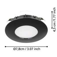 Eglo 900744-SADA 3x LED Kúpeľňové podhľadové svietidlo PINEDA LED/4,9W/230V IP44