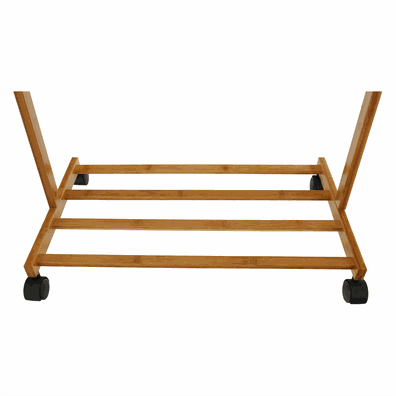Pojazdný vešiak, bambus, šírka 60cm, VIKIR TYP 1