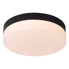 Lucide 79111/24/30 - LED Kúpeľňové svietidlo BISKIT LED/12W/230V IP44 čierna