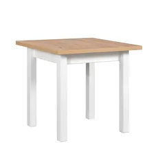 Rozkladací jedálenský stôl Mixi 8 80-160x80 - artisan / biela