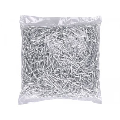 Sada hliníkových nitov 1000ks, O 4,0x9,6mm s plochou hlavou