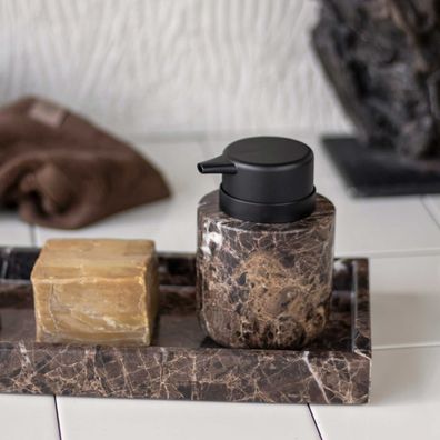 Hnedý mramorový dávkovač mydla 200 ml Marble - Mette Ditmer Denmark