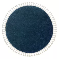 Dywany Łuszczów Kusový koberec Berber 9000 navy kruh - 160x160 (priemer) kruh cm