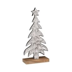 Eglo 427132 - Vianočná dekorácia BALIGUIAN 27x13 cm stromček/strieborná