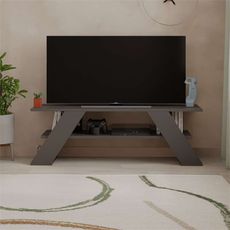 TV stolík Houseland Farfalla 120 cm antracitovo sivý