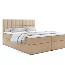 Posteľ Boxspring Carlo, 200x180, béžová (Mono 232)