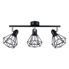 Čierne stropné svietidlo ø 10 cm Varpu – Nice Lamps