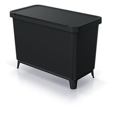 Prosperplast Odpadkový kôš SYSTEMO 10 L + 23 L čierny