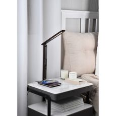 Brilagi-LED Stmievateľná lampa s bezdrôtovým nabíjaním REGINA LED/8,5W/230V hnedá