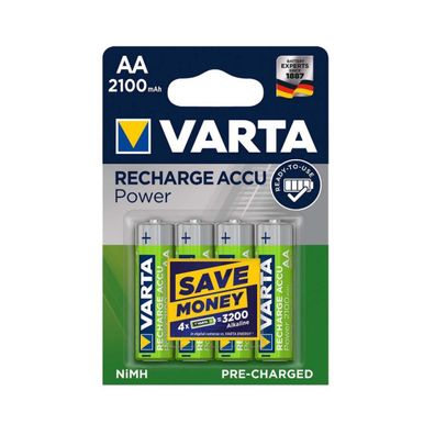 Varta 56706 - 4 ks Nabíjacia batéria ACCU AA NiMH/2100mAh/1,2V