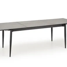 HALMAR Rozkládací stůl Charles 260 cm šedý mramor/černý
