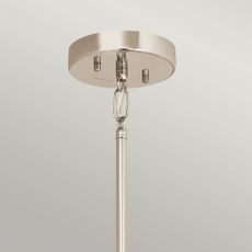 Kichler KL-ASTER-P-PN - Luster na tyči ASTER 3xE14/60W/230V
