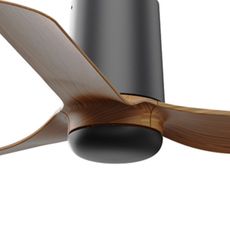 FARO 33835WT - Stropný ventilátor MINI PUNT TUB S hnedá/čierna pr. 90 cm WT +DO