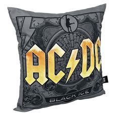 Vankúš AC/DC - motív Black Ice - 40 x 40 cm