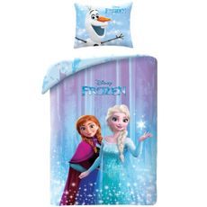 Posteľné obliečky Ľadové kráľovstvo - Frozen - motív Princezné v kúzelnom lese - 100% bavlna - 70 x 90 cm + 140 x 200 cm