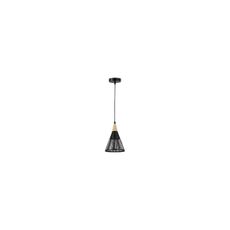 Luster na lanku HIRA 1xE27/60W/230V pr. 18 cm čierna