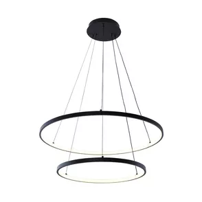 Moderný LED luster Breno 2 60 čierna