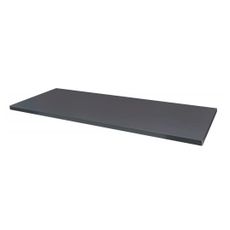 Prídavná polica do dielenských skríň METAL, 1200 x 400 mm, tmavo sivá, 1 ks