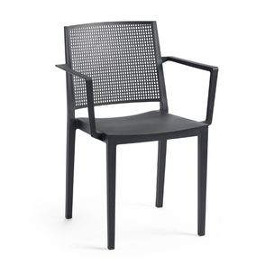 Jedálenská stolička GRID ARMCHAIR Rojaplast Antracit