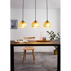 Eglo 98525 - Luster na lanku ALBARACCIN 3xE27/40W/230V