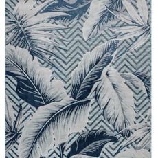 Dywany Łuszczów Kusový koberec Botanic 65242 Feathers aqua – na von aj na doma - 78x150 cm