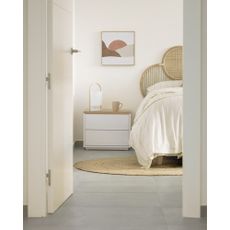 Biela výplň do vankúša Kave Home Nyla, 70 x 40 cm