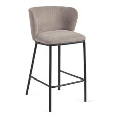 Svetlohnedá barová stolička (výška sedadla 65 cm) Ciselia – Kave Home