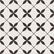 Gresová dlažba Patchwork Clover Black Pattern 29,8/29,8
