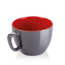 Veľký hrnček CREMA Shine, šedá