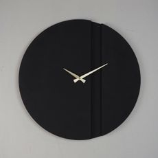 Nástenné hodiny Block APS096, Black, 46 x 46 cm