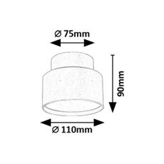 Rabalux 71324 - LED Stropné svietidlo OVIDIA LED/16W/230V 3000K biela