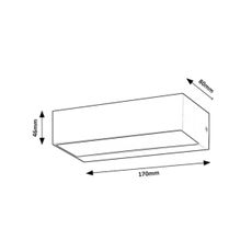 Rabalux 7935 - LED Vonkajšie nástenné svietidlo HALDEN LED/10W/230V IP65