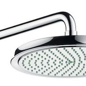 Hlavová sprcha Hansgrohe Raindance Classic na stěnu vrátane sprchového ramená chróm 27424000