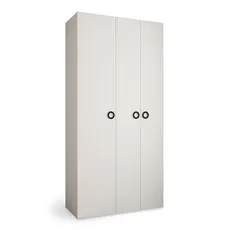 Como 1 šatníková skriňa 130x246x40 - biela