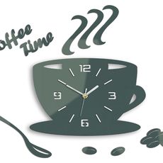 ModernClock Nástenné hodiny Coffee šedé