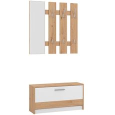 Predsieňový nábytok Rimini Artisan/Biela 11011704
