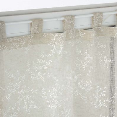 Svetlohnedé voálové záclony v súprave 2 ks 60x120 cm Karla – douceur d'intérieur