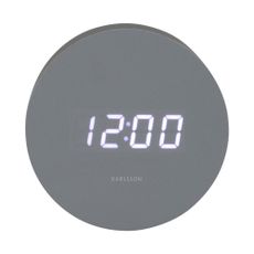 Digitálny budík ø 9 cm Spry Round – Karlsson