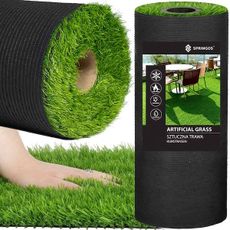 SPRINGOS Umelá tráva 2m šírka x 2m dĺžka na terasu/balkón – UV odolná, výška 32 mm GA0043/4