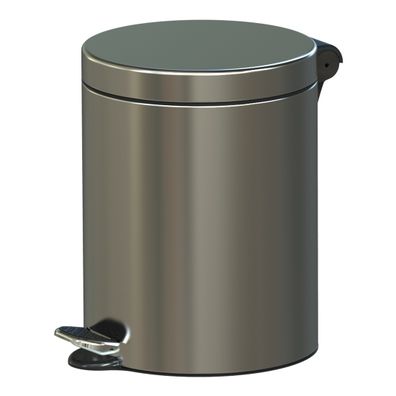 Nášľapný odpadkový kôš, 5 L, nerez matný