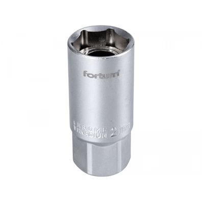Hlavice nástrčná na zapalovací svíčky, 1/2", 21mm, L 65mm, magnet, 61CrV5